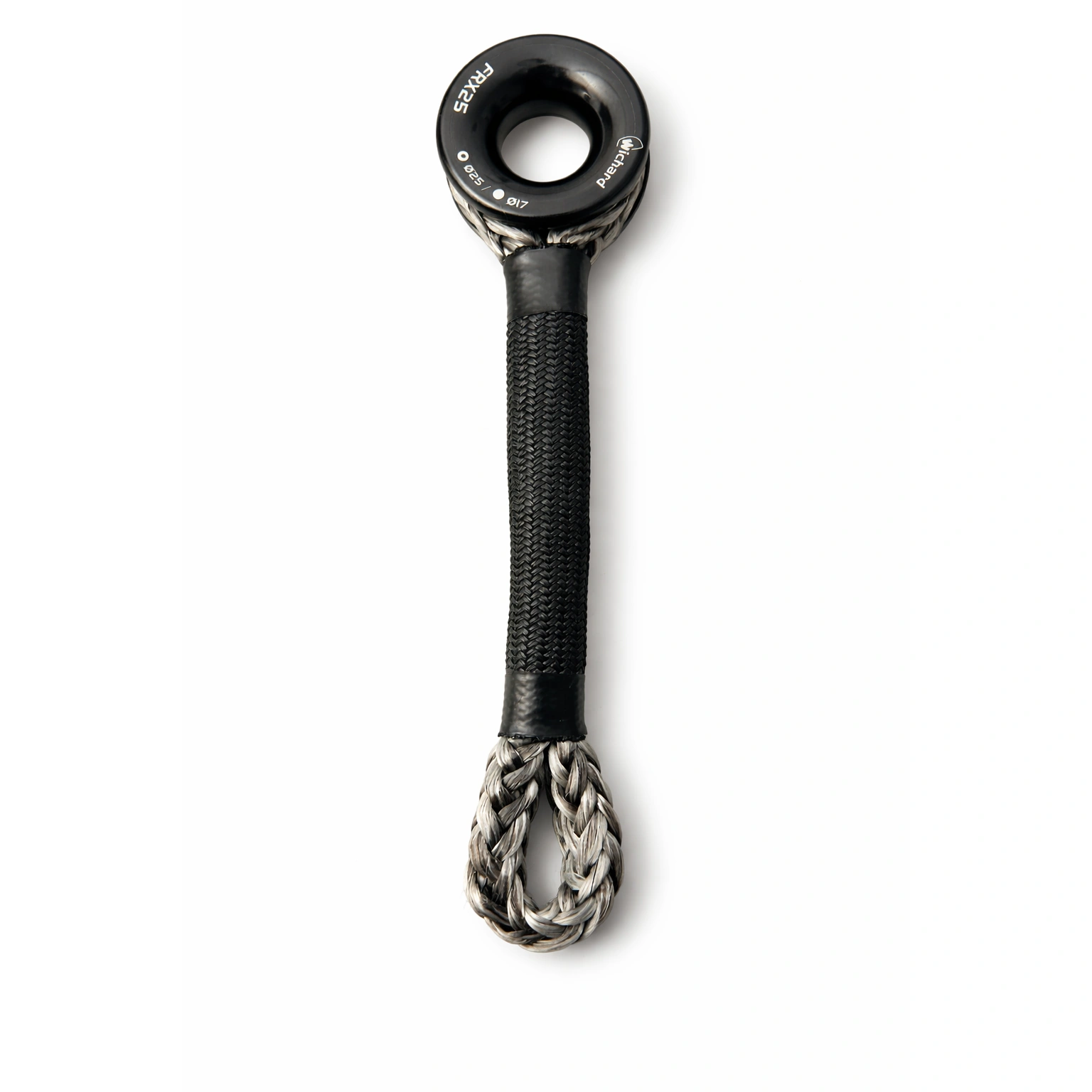 Anilla de baja fricción con conector de Dyneema fabricada a medida para maniobra náutica