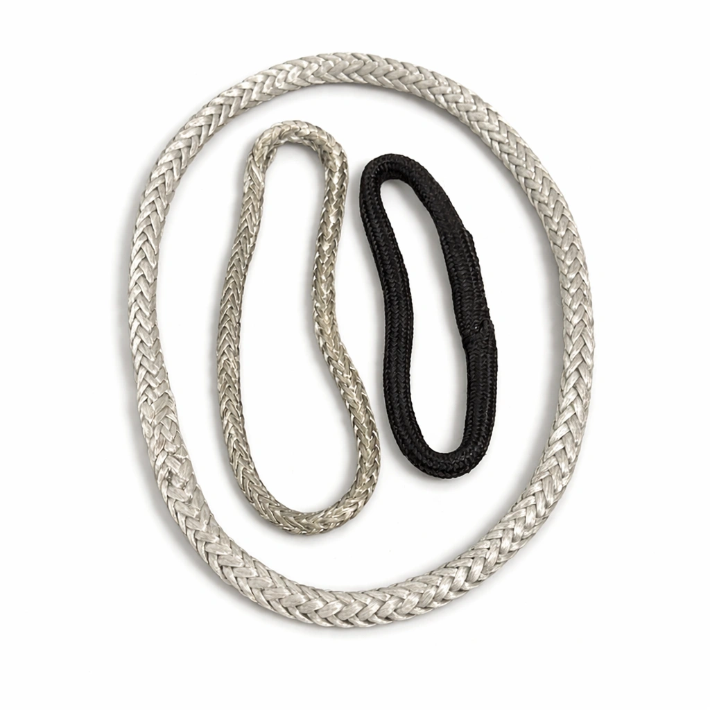 Loops de Dyneema fabricados a medida para maniobra náutica