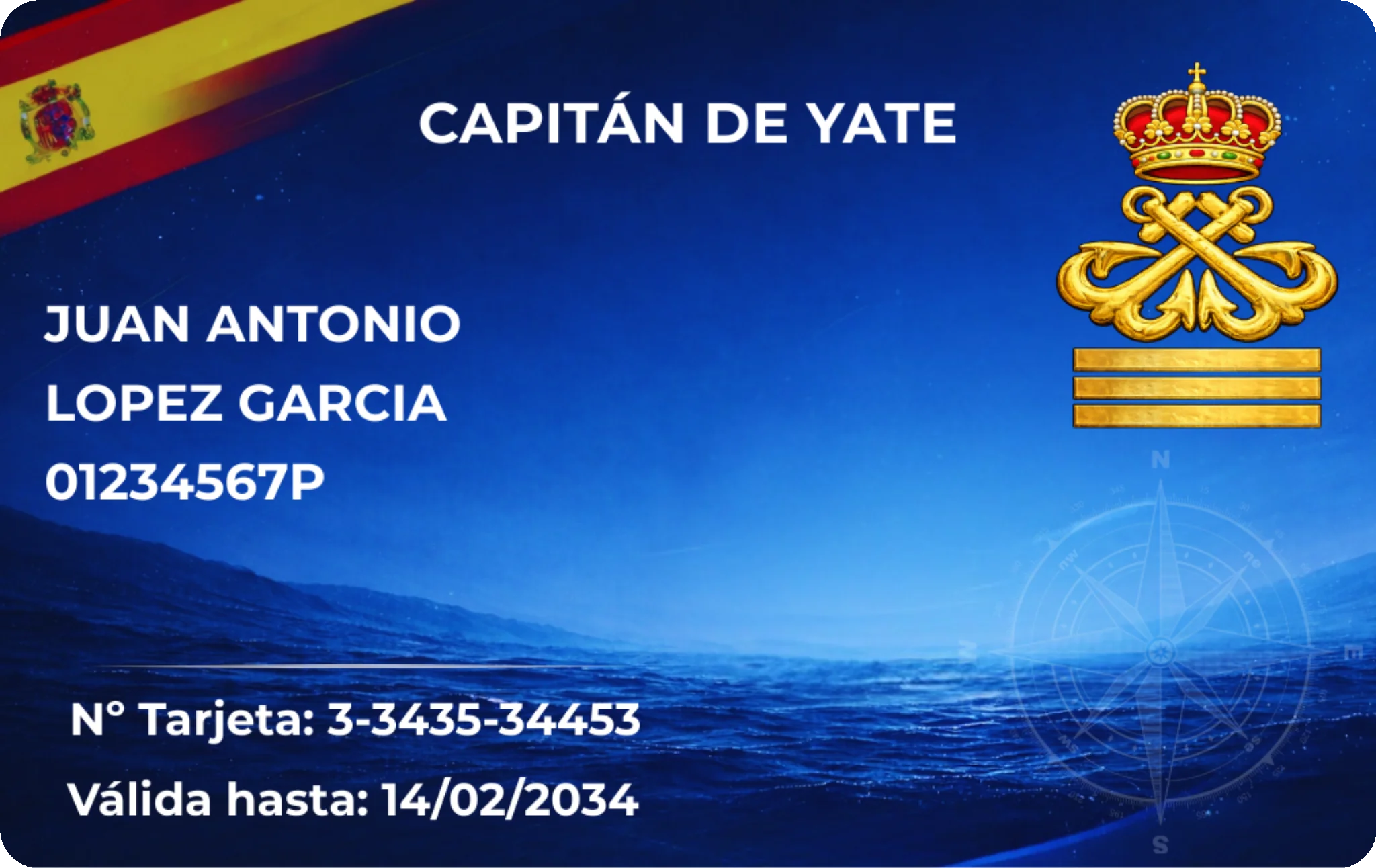 Carnet náutico ProKbos (mockup)